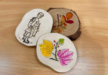 컵받침 나무공예-우드버닝 (단체형)