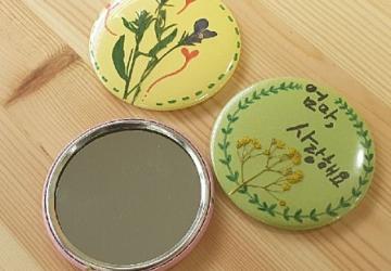 꽃 담은 거울(압화거울 만들기)