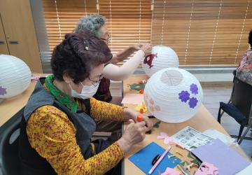 숲을 밝히다(한지등만들기)