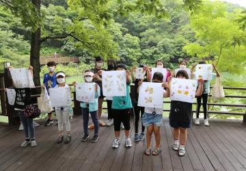 숲에 물들다(손수건 물들이기)